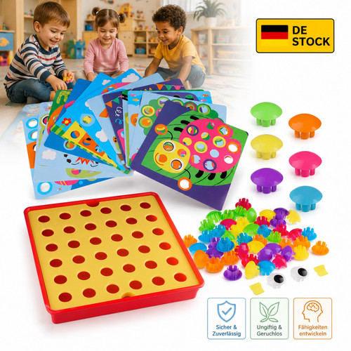 Steckspielzeug mosaik - steckspielzeug,
