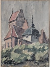 Original polnisches aquarell - polnisches,