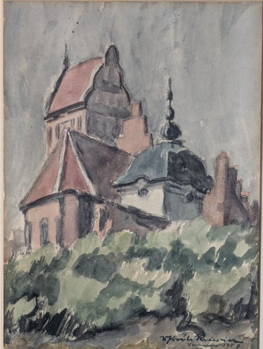 Original polnisches aquarell - polnisches,