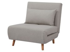 HappyHome Schlafsessel (Hellgrau, Breite 77cm) - B-Ware neuwertig