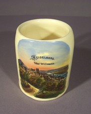 1/4 L Bierkrug Willmann, Heidelberg Total, 1/4 Liter Bier Krug