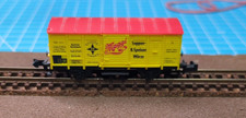 Spur N - Minitrix 13610 - gedeckter Güterwagon (Maggi)