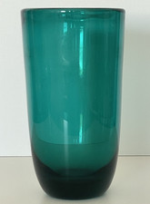 Grüne dickwandige Glas Vase