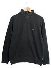 CLAUDIO CAMPIONE Herren Pullover Schwarz Gr. 50/M Casual Strickpullover