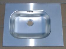 Kompakte RIEBER Modul-Spüle Spülbecken Edelstahlspüle EDELSTAHL 50x38cm