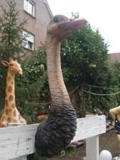 Strauß Deko Figur Kopf