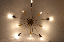 Deckenlampe Sputnik Rockabilly Tütenlampe 50er 60er Jahre Mid Century Spinne 