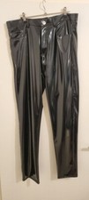 Lackhose Lackjeans PVC JEANS Plastik JEANS KNALL ENG ANLIEGEND GR 46 xl