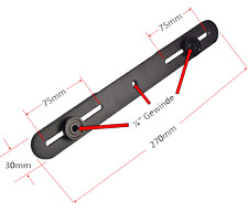 net4web - Zubehörschiene - Blitzschiene für Video und Foto - 270x30x4mm