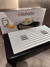Brabantia Edelstahl/Schwarz Speisenwärmer mit zwei Brennern getestet & funktionsfähig