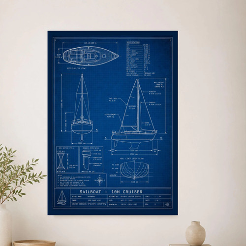 Segelboot poster - segelboot,