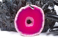 Edelstein Achat Anhänger Pink