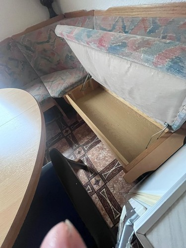 Eckbank bunt mit tisch - mit, tisch,mit