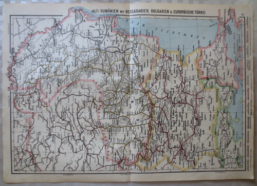 Eisenbahnkarte 1931 - , (alt-)