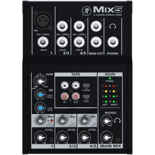 Mackie mix5 neu - mix5, |