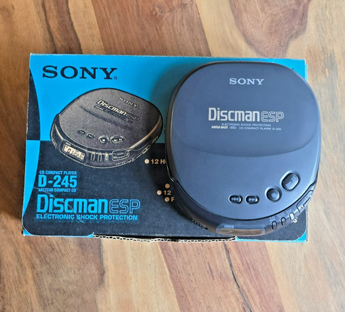Sony discman 245 - d-245, tragbarer