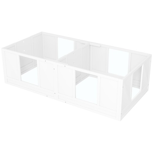 Pawhut hunde wurfbox mit - pawhut,