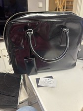 Prada Aktentasche / Business Bag aus Spazzolato-Leder in Schwarz (Nero)