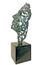 Bronzefigur - Bronze Kopf auf