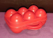 DDR - 6er SONJA EIERBOX Rot -