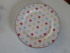 Greengate Kuchenteller weissgrundig bunte sterne gebraucht
