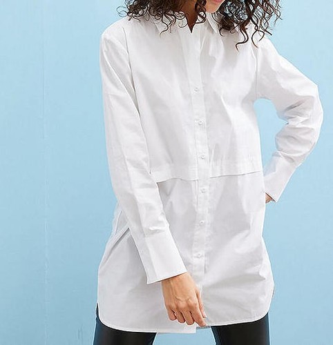 Longbluse 34 weiß - gr.,