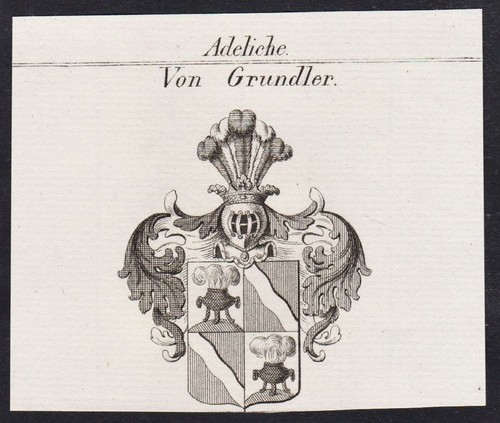 Grundler coat arms - of, heraldik
