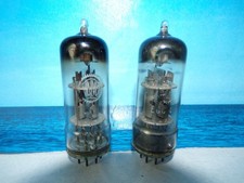 ECC40 VALVO # PAIR # FOIL GETTER # NEAR NOS (5324)