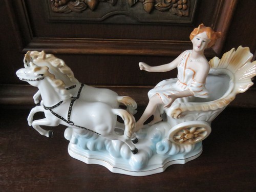 Porzellanfigur dame mit - dame,