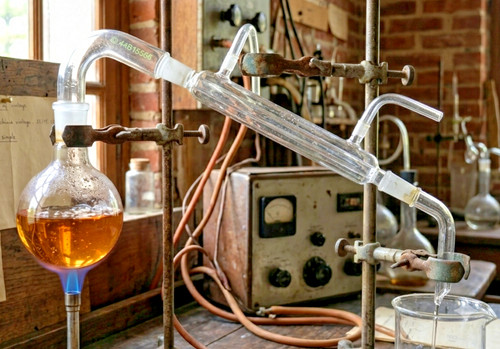 Konvolut vintage laborglas - konvolut,