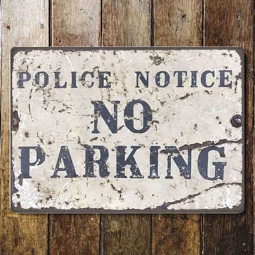Vintage polizei hinweis - vintage,