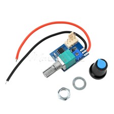 12V Single Fan Speed Controller PWM Fan Control Board with Rotary Potentiometer