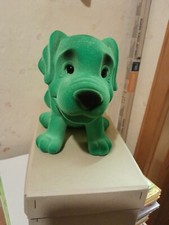 Hunde  Baby. Grün.  Wackelkopf  Wackeldackel . Ca  18 cm hoch  . Firma heico 