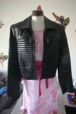 Elegante  Damen Lederjacke