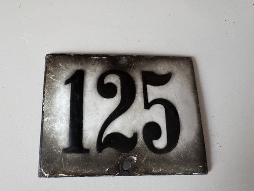 Altes emailleschild metall - altes, emailleschild/
