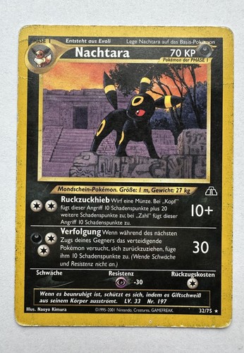Nachtara pokemon karte deutsch - nachtara,