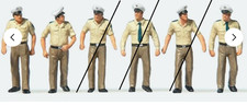 Preiser 10340 Polizisten in Sommeruniform 3 Figuren H0 1:87 handbemalt Neu