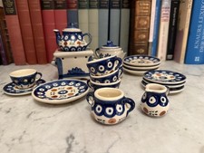 Bunzlauer Puppengeschirr DANA – Handbemalt – Janusz Jakubowski – Komplettset