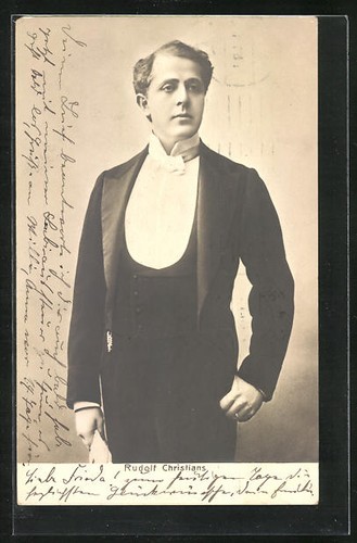 Opernsänger rudolf christians - opernsänger,