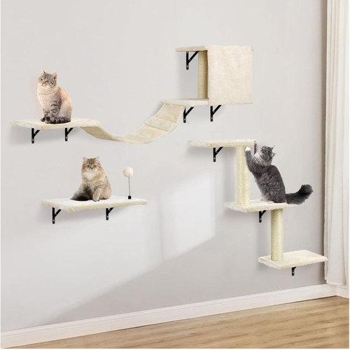 Katzen kletterwand set - kletterwand,