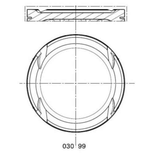 Kolben mahle 030 00 - mahle,