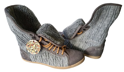 Mädchen stiefeletten strick - mädchen,