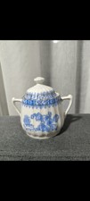 Zuckerdose China Blau Porzellan