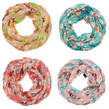 Loop Schal Crinkle Optik