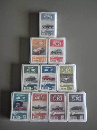 Lieblingsautos quartett set - lieblingsautos,