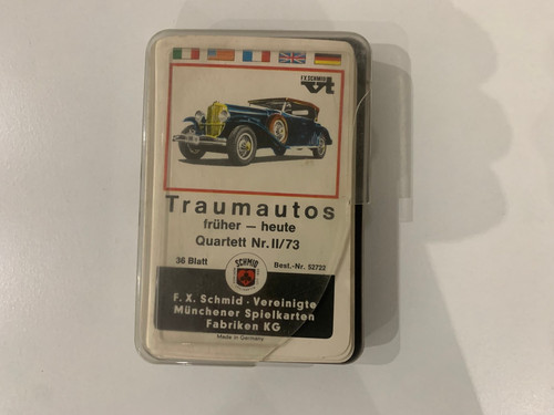 Vintage auto quartett - auto,