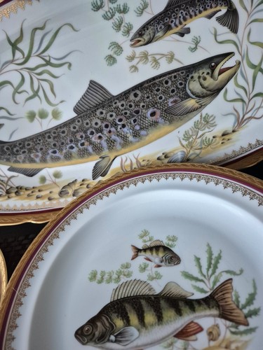 Limoges set platte teller - set,