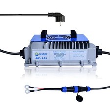 48V 18A Batterie Ladegerät für LiFePO4 Lithium Batterie Auto Motorrad Golf Cart