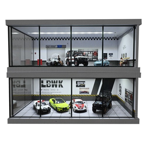 Diorama garage modell led - diorama,