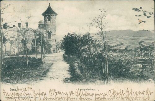 Ansichtskarte jena 1904 - ansichtskarte,
